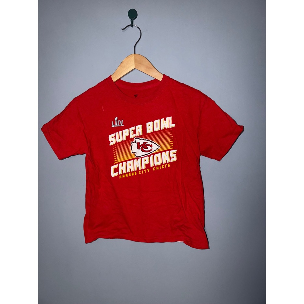Kansas City Chiefs Fanatics Super Bowl LIV‎ Champions Roster T-Shirt Red Mens M